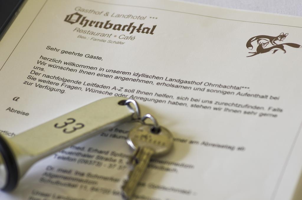 Gasthof & Landhotel Ohrnbachtal Weilbach Екстериор снимка